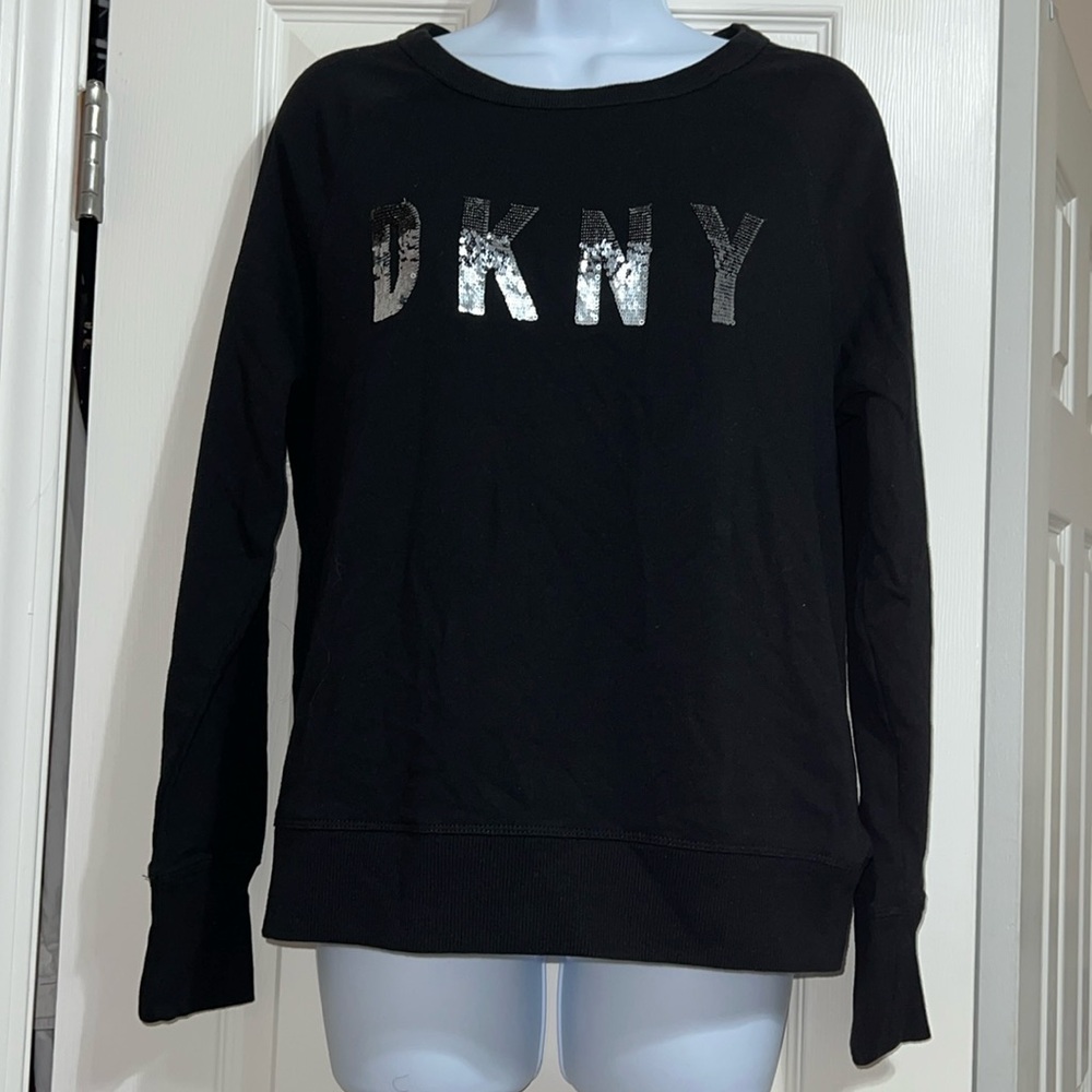 DKNY Black Crewneck Sweatshirt (NWOT)